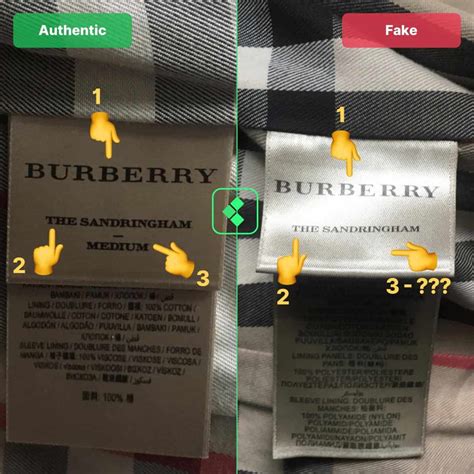 burberry real vs fake jacket|how to authenticate burberry handbags.